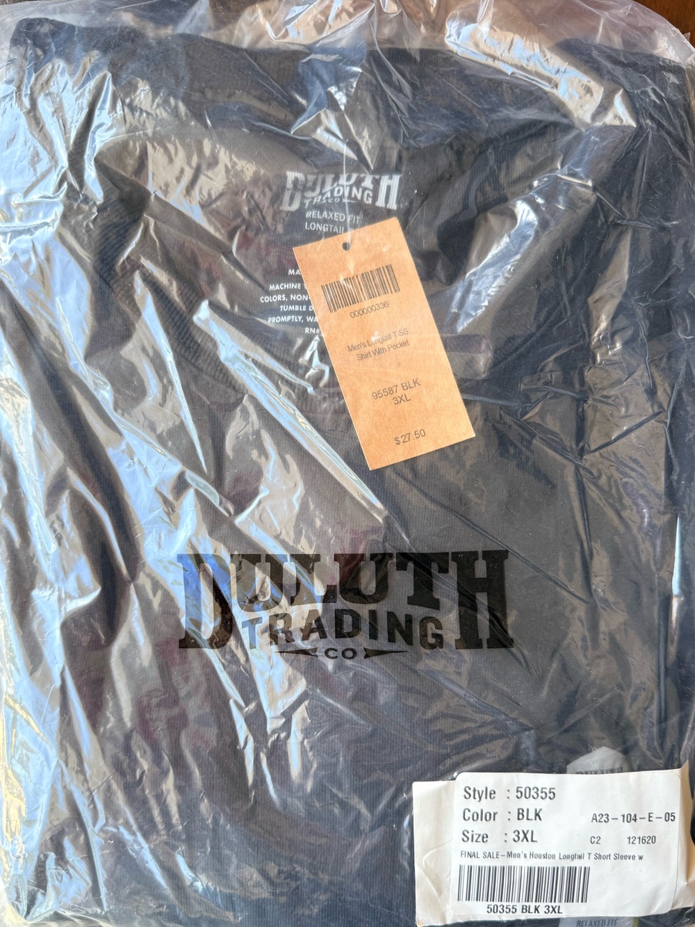 Duluth Trading Co Black Short-Sleeve Tee